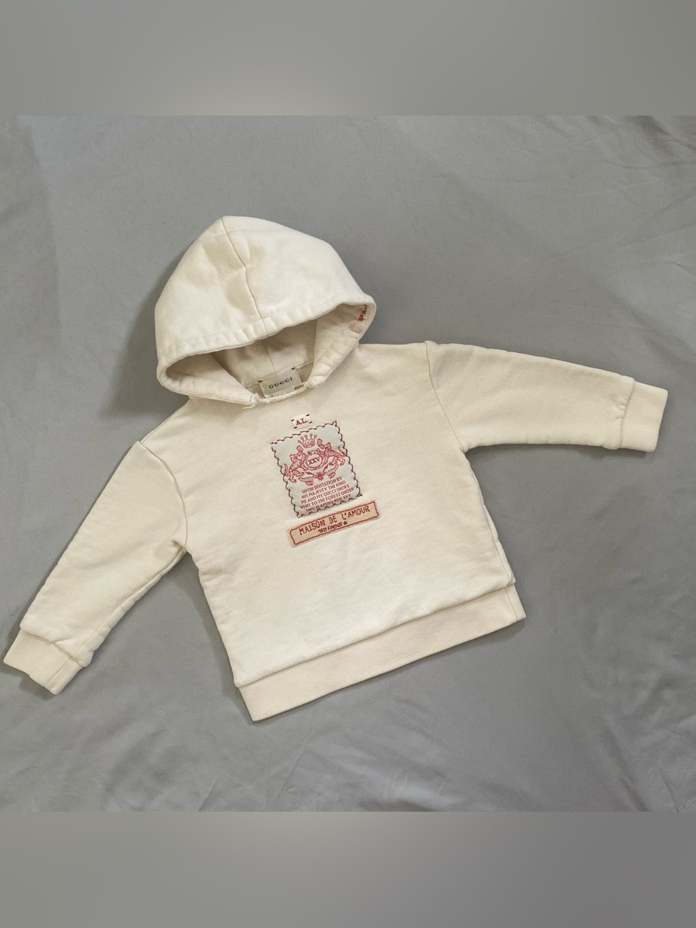 GUCCI X Angela Lynne Logo Hooded Pullover Sweatshirt